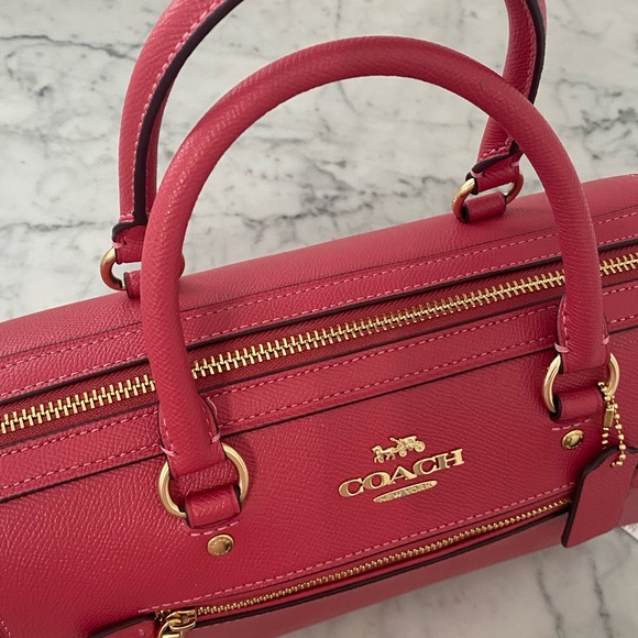 COPY - 🆕 COACH | Signature Pink Rowan Satchel RETAILS 315 - Picture 12 of 16